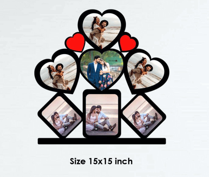 Wooden Wall Frame 7 Pics Design-1