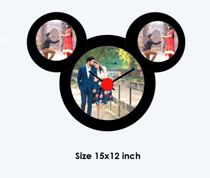 Wooden Wall Clock Frame- Mickey