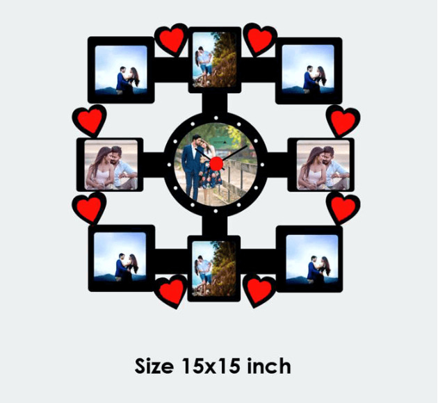 Wooden Wall Clock Frame- Square