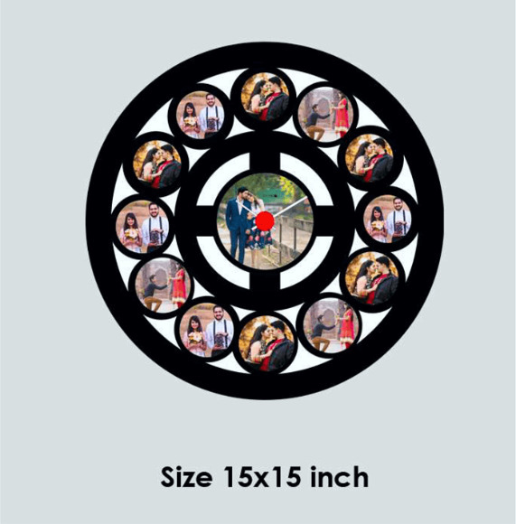 Wooden Wall Clock Frame  - Circular