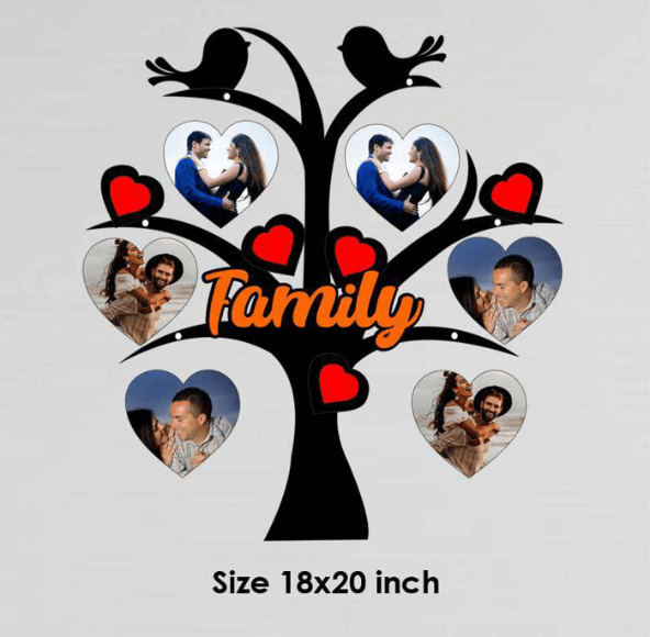 Wooden Wall Frame 6 Pics Design-4