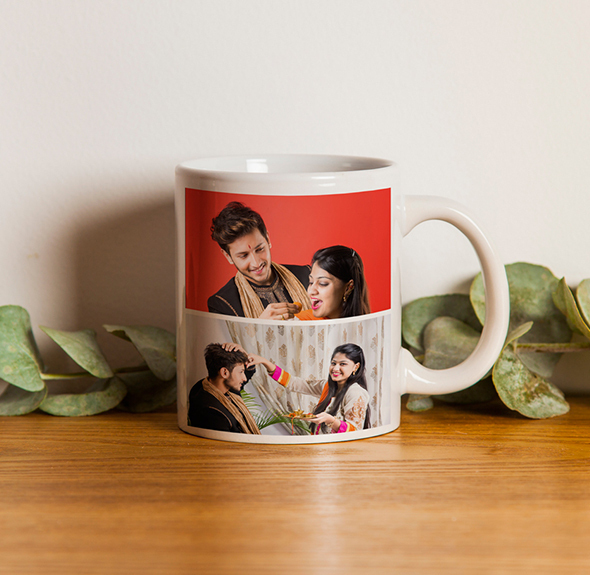 White Photo Mugs
