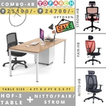 Table Chair Combo - 4B HOF 3 Table + NITTO FAIR STROM Chair