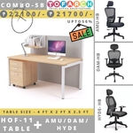 Table Chair Combo - 5B HOF 11 Table + AMU DAM HYDE Chair