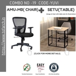 Work from Home Combo YUVI SETU TABLE + AMU-MV CHAIR