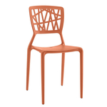 Sturdy Dining Cafe Chair TAG in PP Plastic Frame with Heavy Weight Capacity