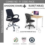 Work from Home Combo PACE SL 50 TABLE + AMAZON CHAIR
