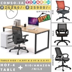 Table Chair Combo - 3A HOF 4 Table + RIO AMAZON NILE Chair