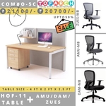 Table Chair Combo - 5C HOF 11 Table + AMU DAM ZUES Chair