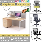 Table Chair Combo - 5D HOF 11 Table + VOLGA JAZZ STROM Chair