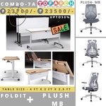 Table Chair Combo - 7A FOLDIT Table + PLUSH MB Chair
