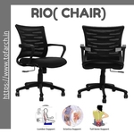 Home Office Chair with Low Back Support RIO LB