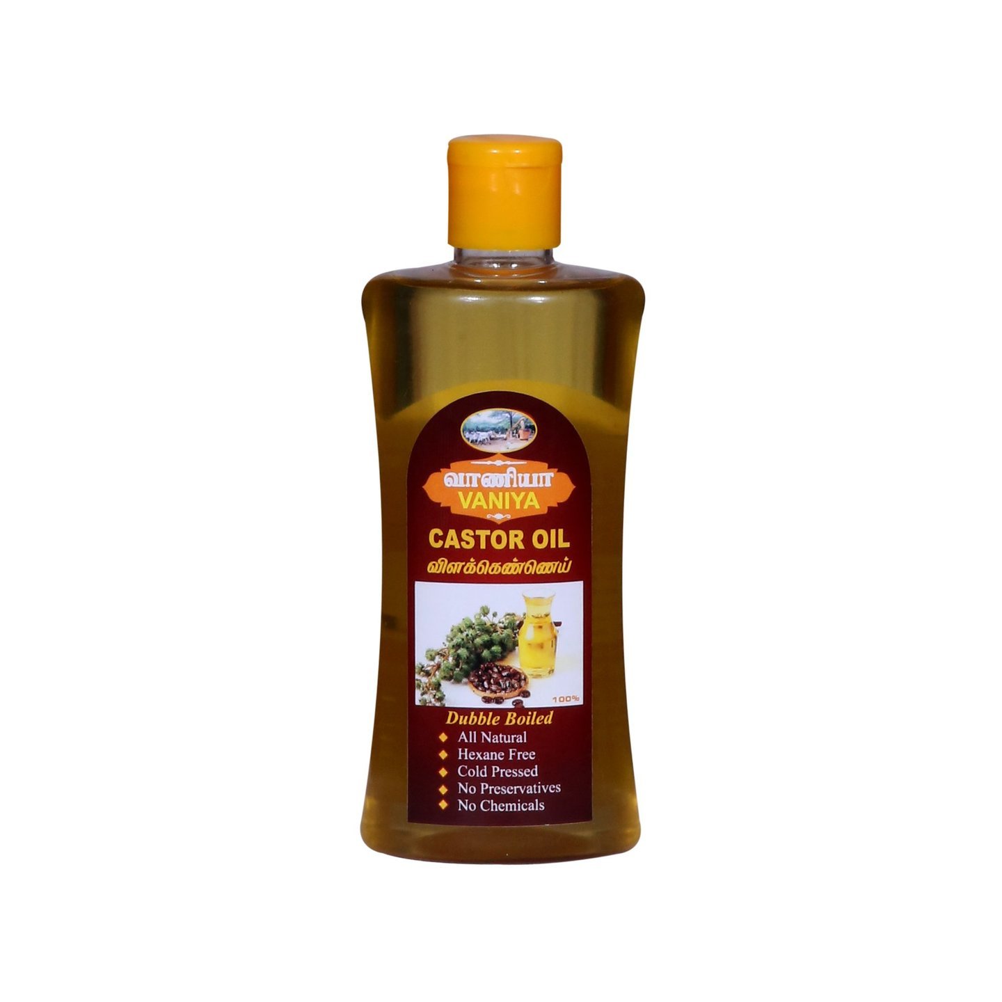 Naturals Premium Cold Pressed Castor Oil - Pure & Virgin
