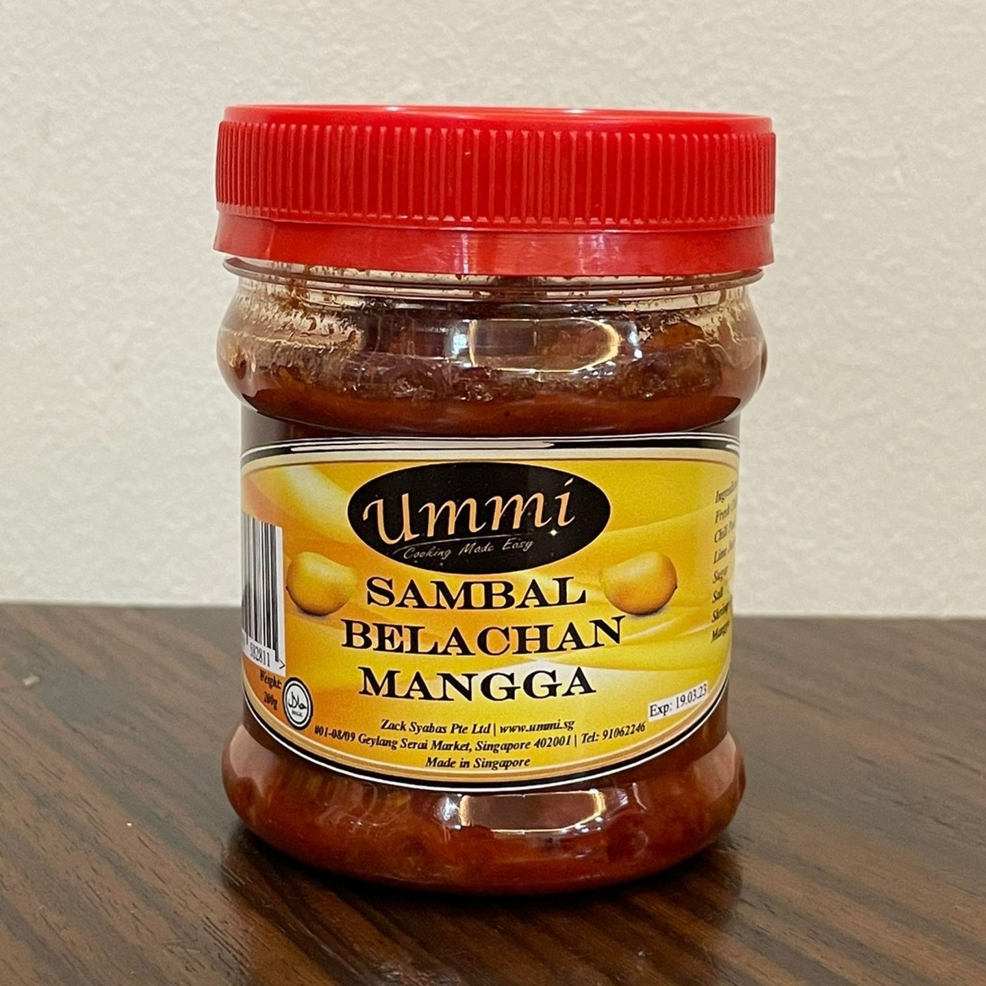 Sambal Belachan Mangga