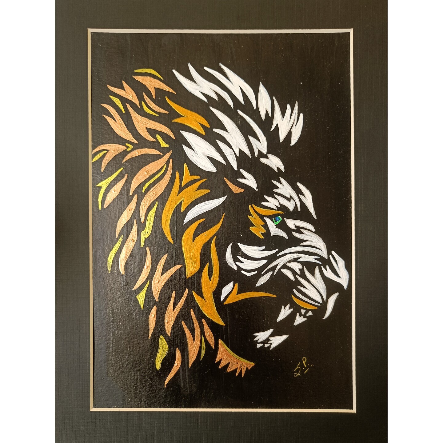 Minimalistic Lion