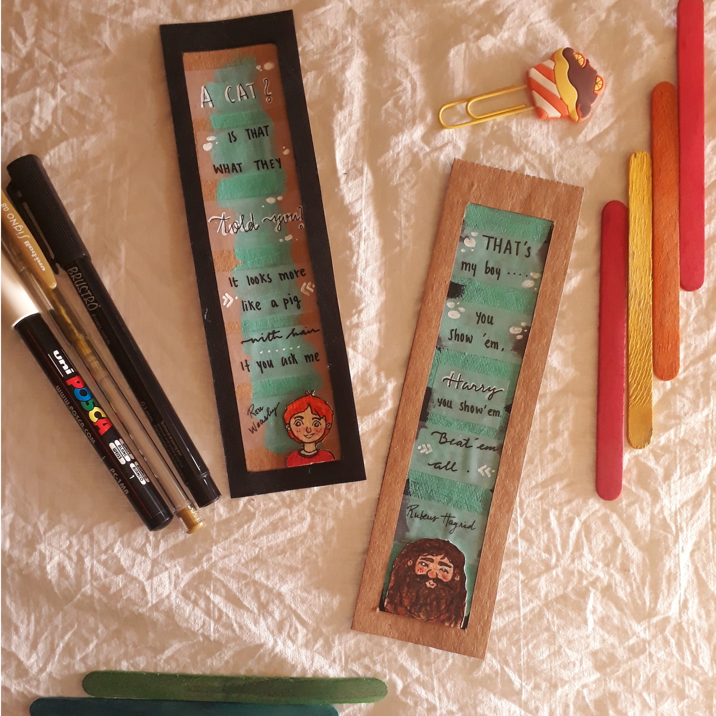 Harry Potter bookmark Set of 2