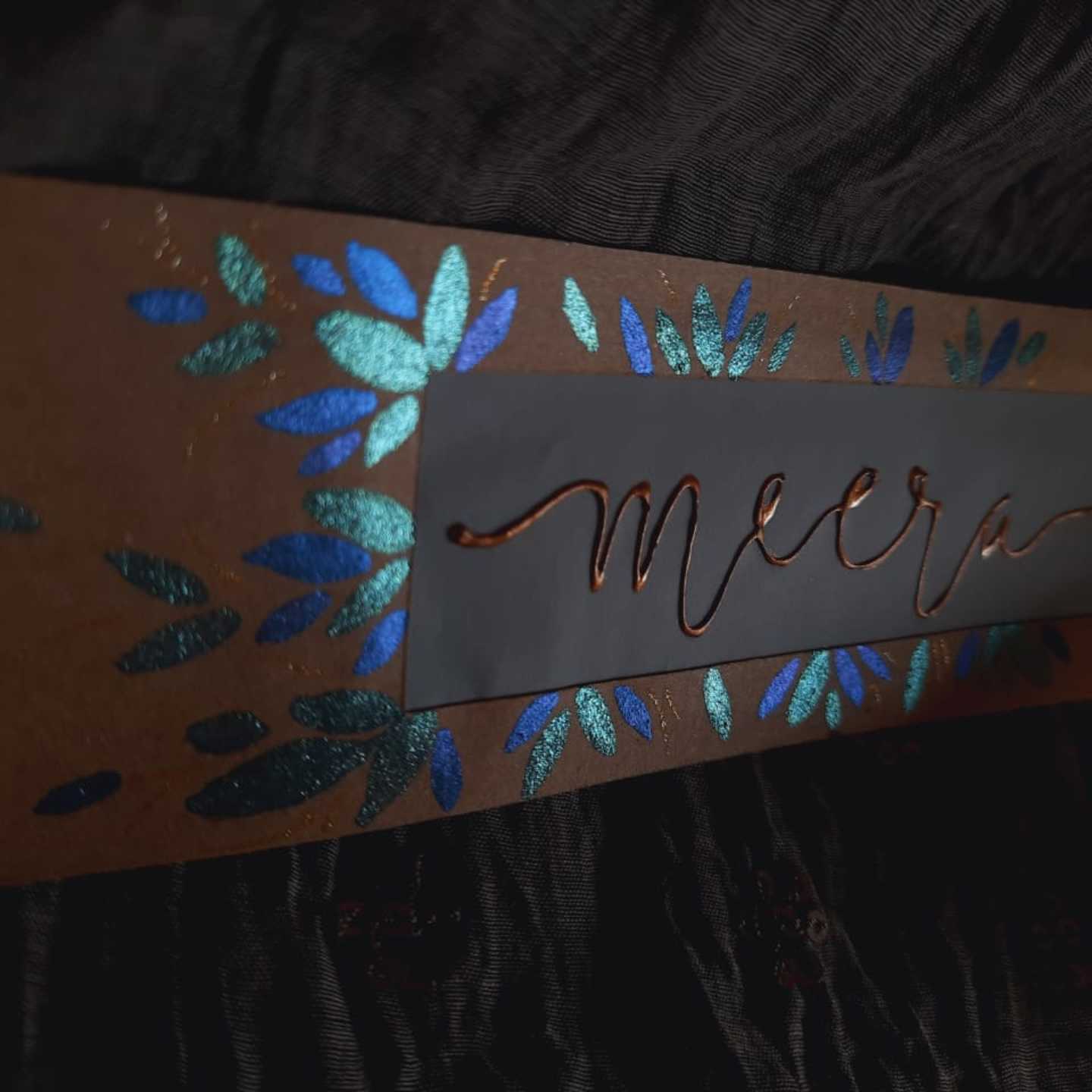 Personalized colorshift bookmark
