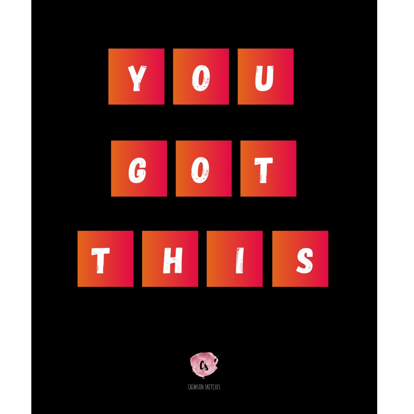 You Got This - framed poster  