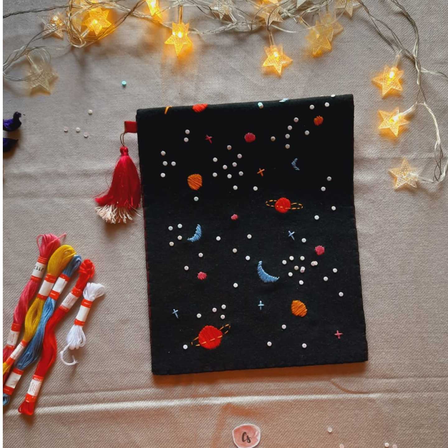 Galaxy -  Black Felt book cover