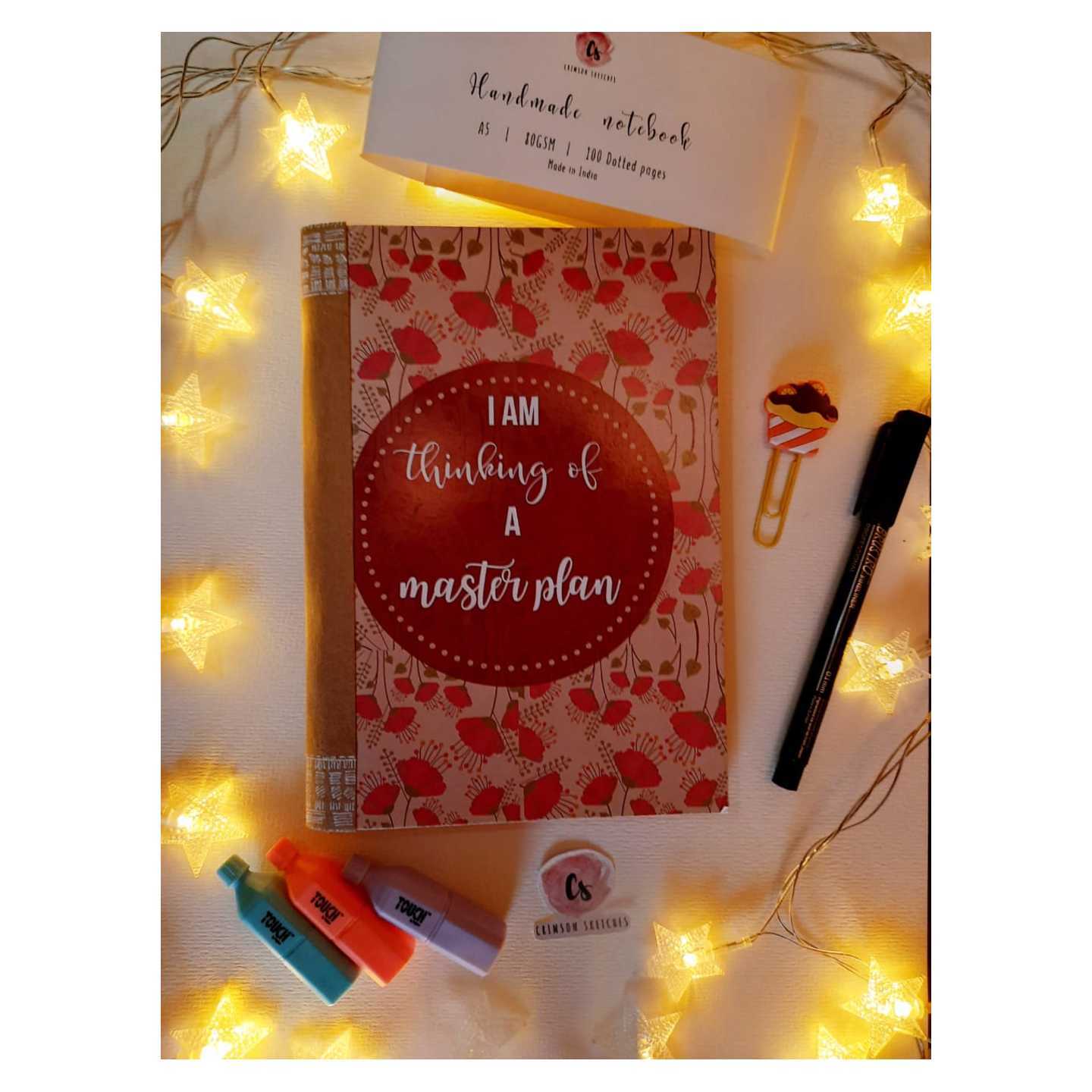 I am thinking of a master plan - A5 dot grid notebooks
