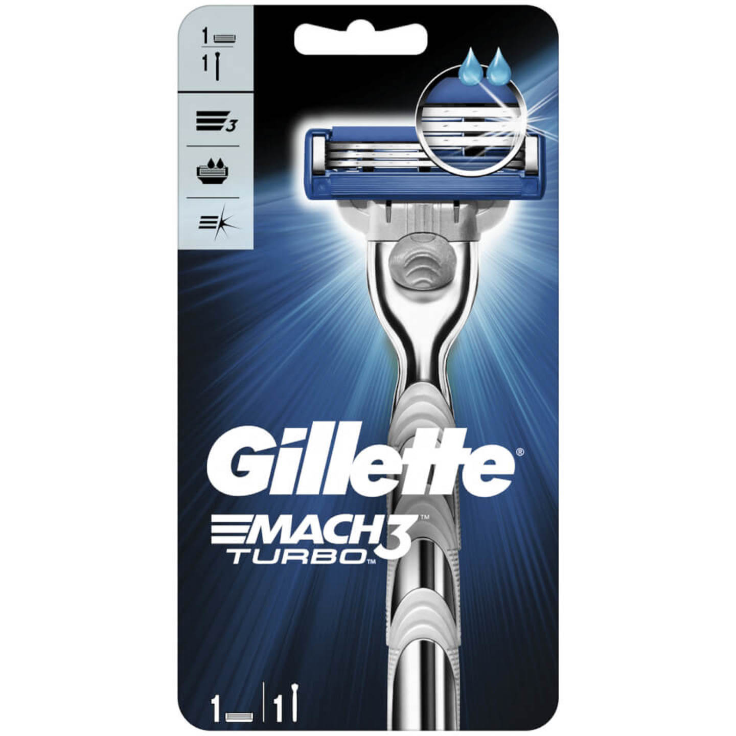 Gillette Match3 Turbo Razor-1 Unit