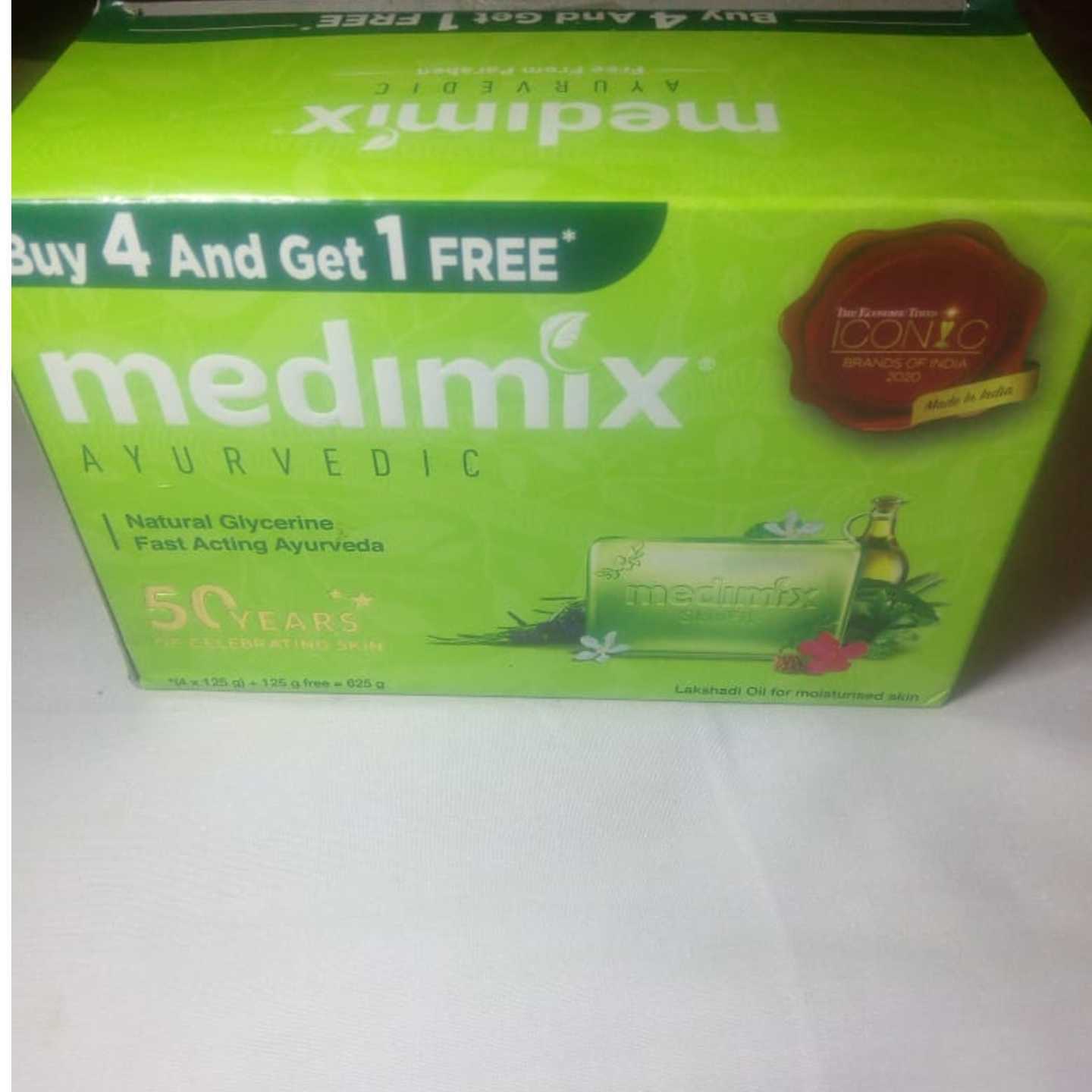 MEDIMIX NATURAL GLYCERIN LIGHT GREEN SOAP