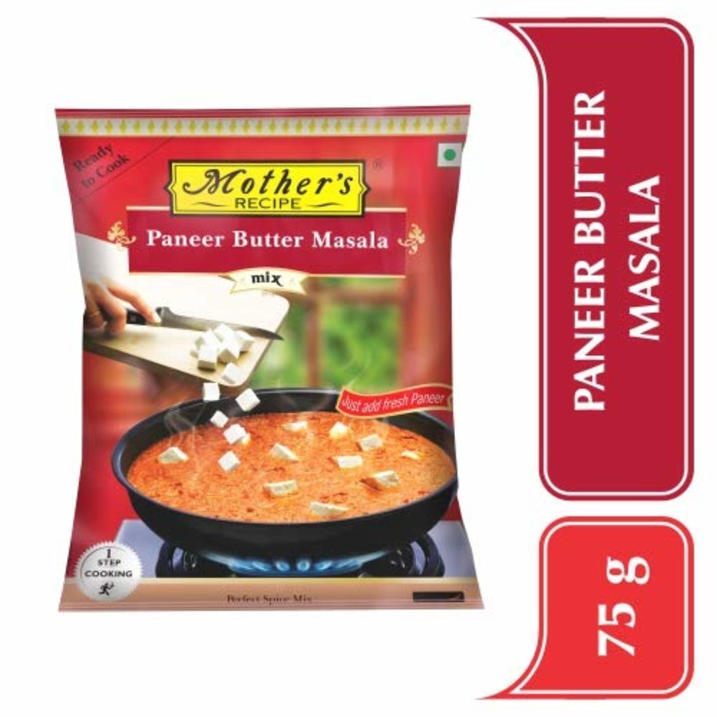 Mothers Recipe Paneer Butter Masala Mix : 75 gm