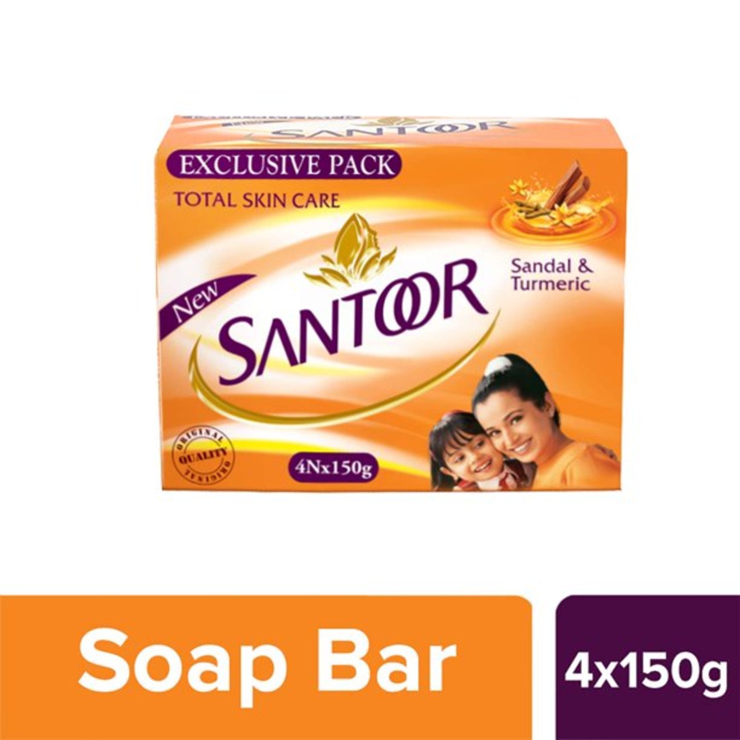 SANTOOR SANDAL & TURMERIC TOTAL SKIN CARE