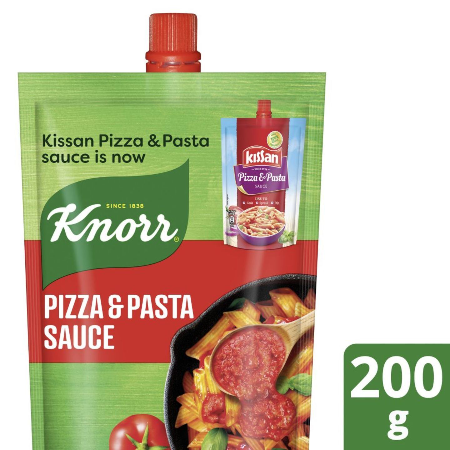 Knorr Pizza & Pasta Sauce Pouch : 200gm