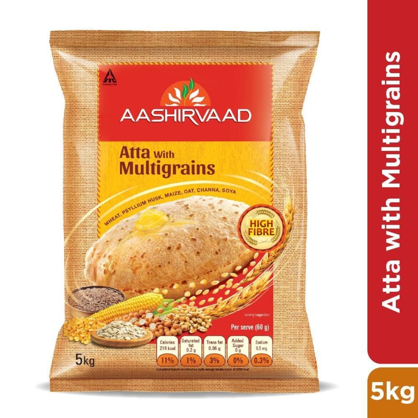 Ashirwad multi grain atta 5 kg