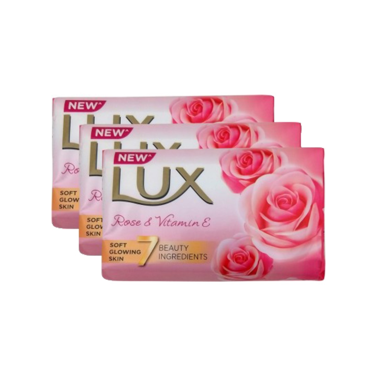 Lux soft glow rose & vitamin E beauty soap