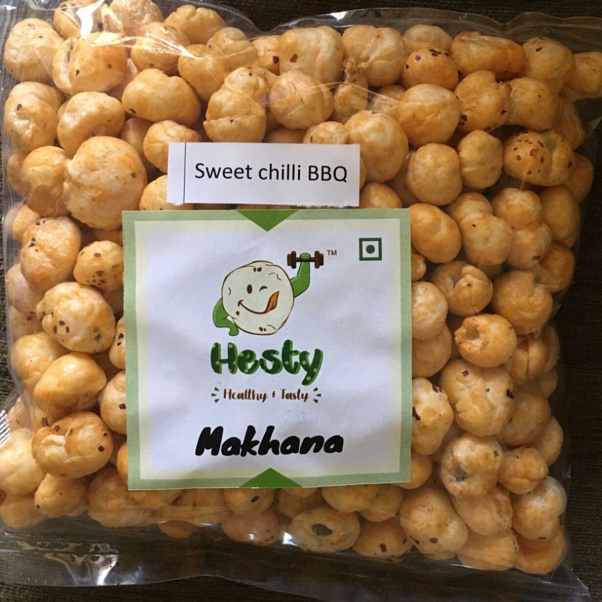 makhana sweet chilly BBQ flavours 50 gm