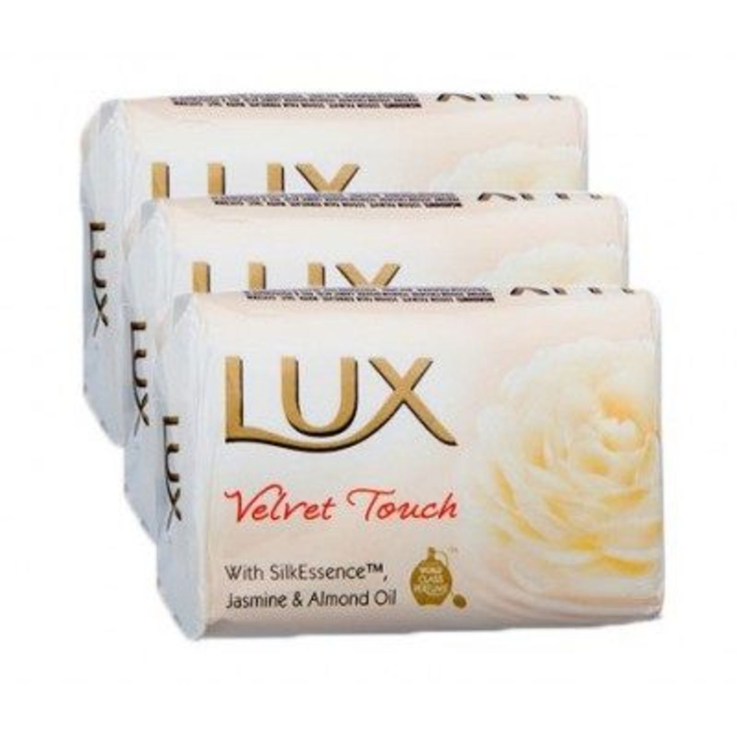 LUX VELVET TOUCH JASMIN & ALMOND OIL SOAP BAR