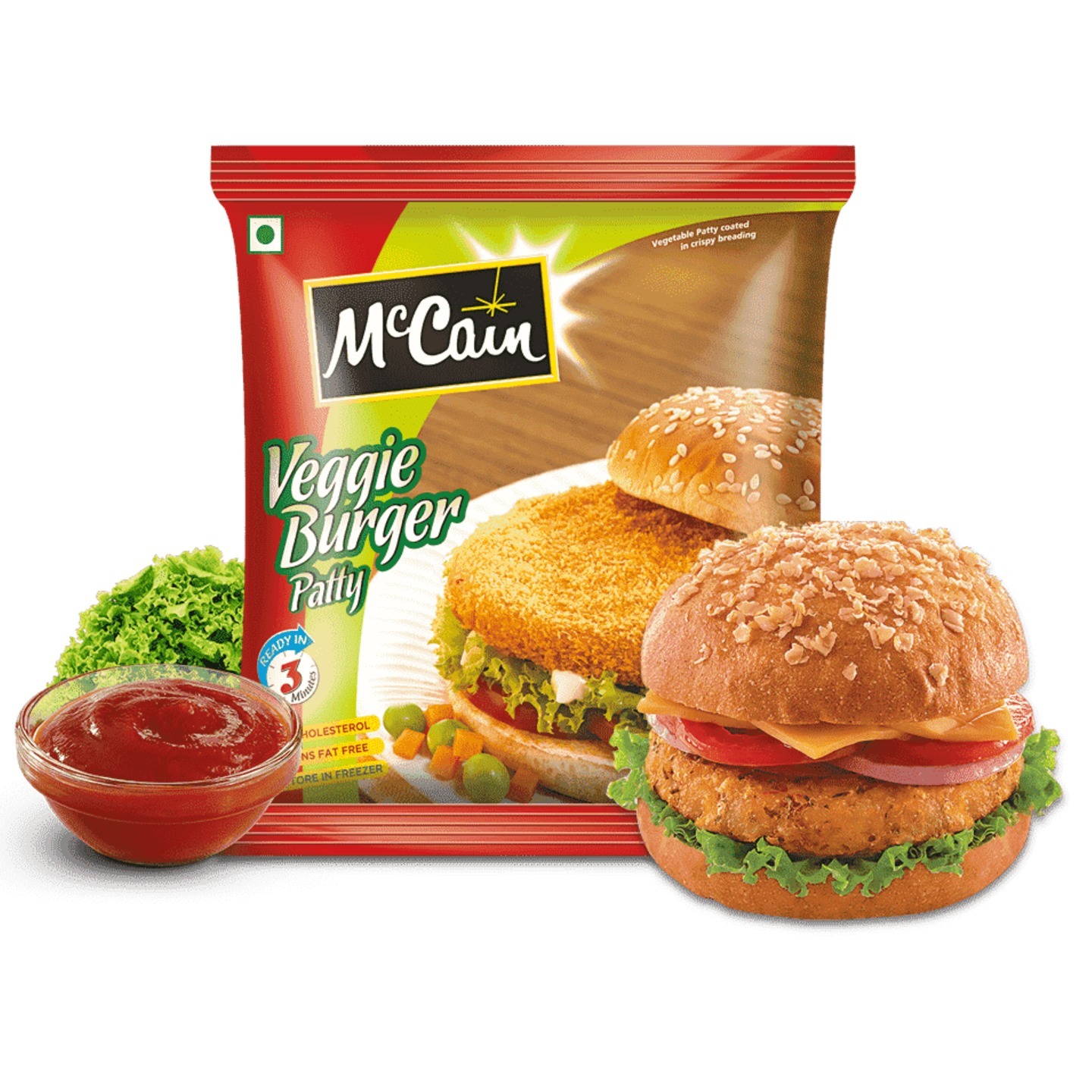 McCain Veggies Burger Patty 360gm