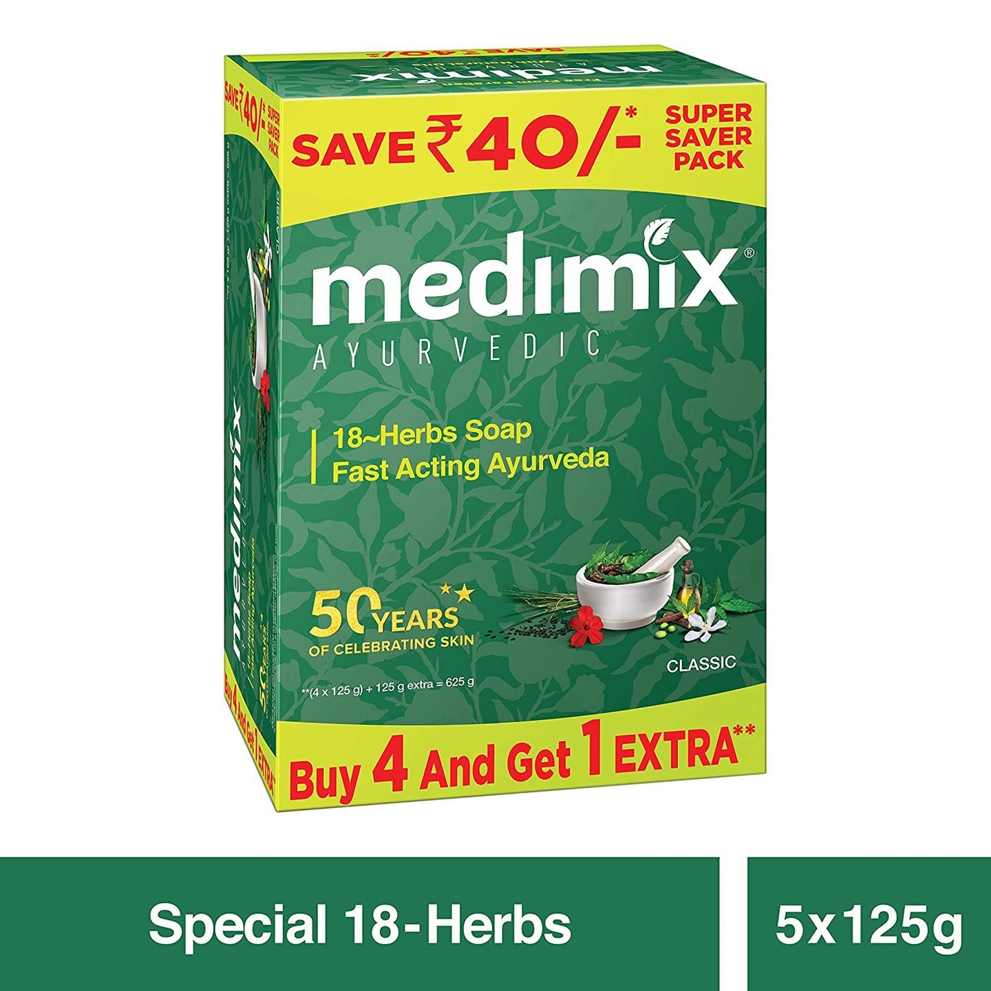 MEDIMIX AYURVEDIC CLASSIC 18 HEARB SOAP