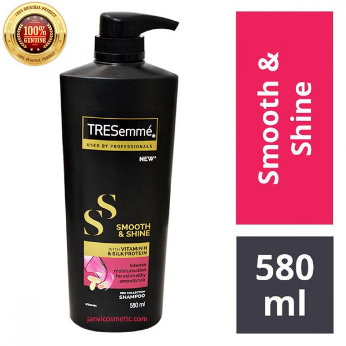 TRESSemme smooth and shine shampoo : 580 ml