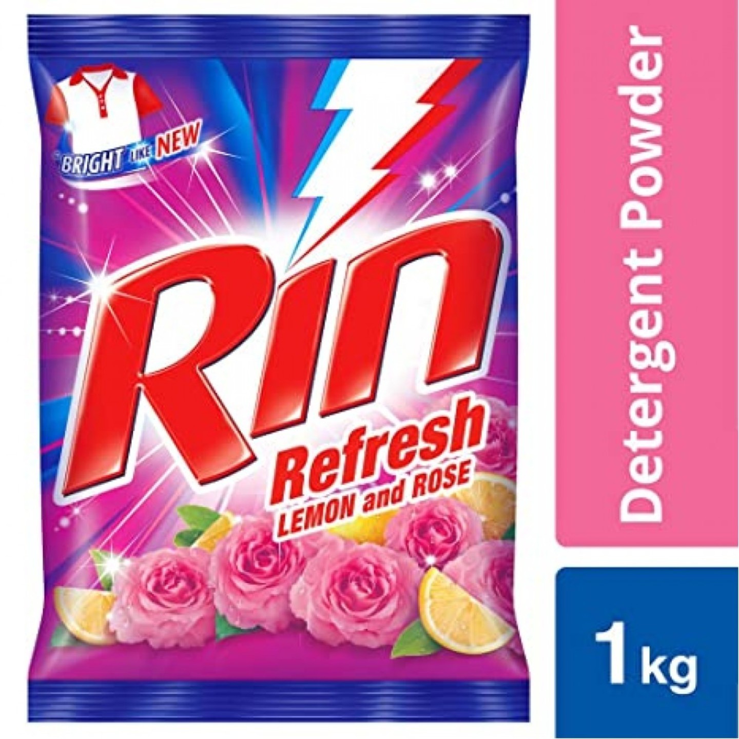 Rin Refresh lemon and rose detergent : 1 kg