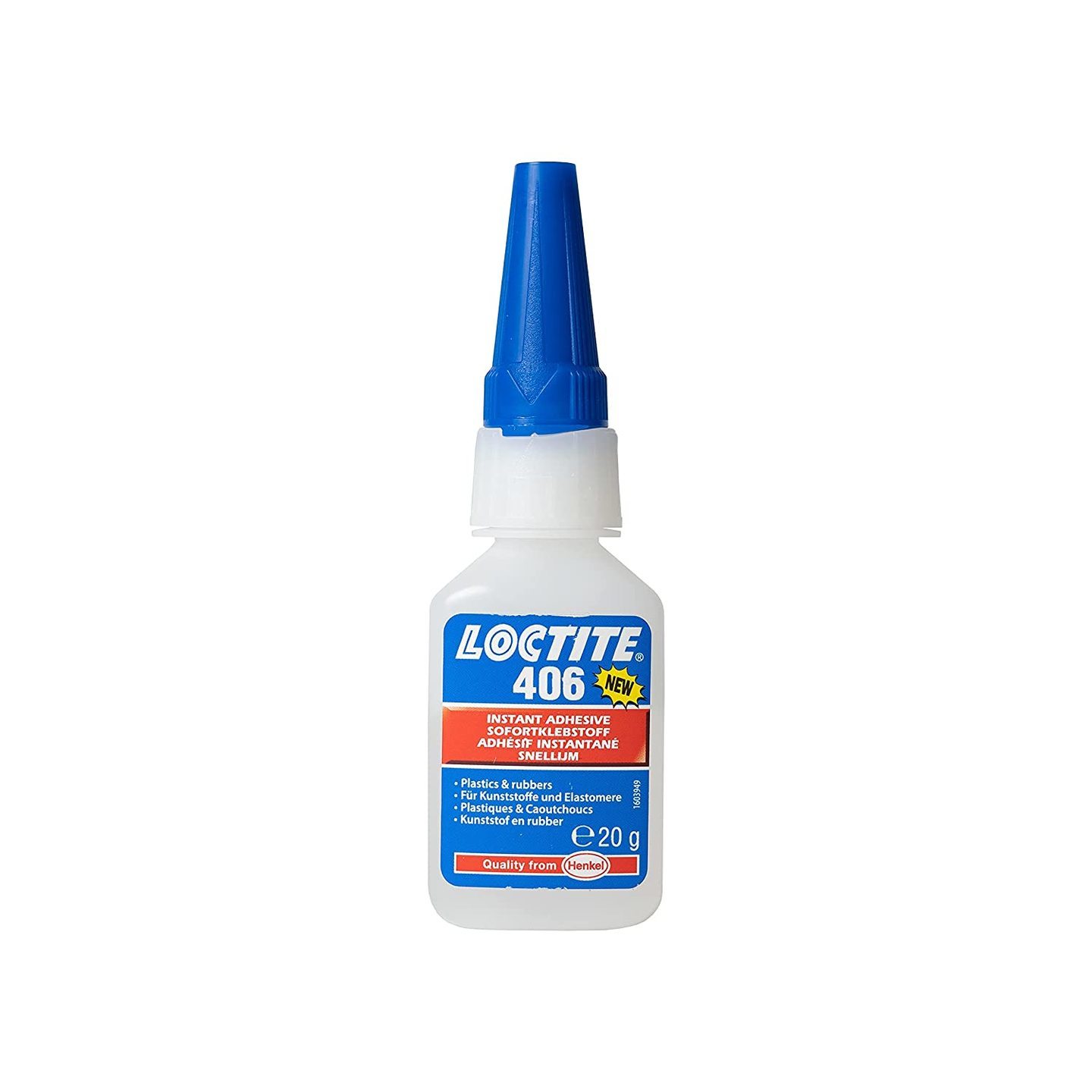 Loctite 406 Surface Insensitive 20 Gm Heavy Duty Super Gel, Pack of 1