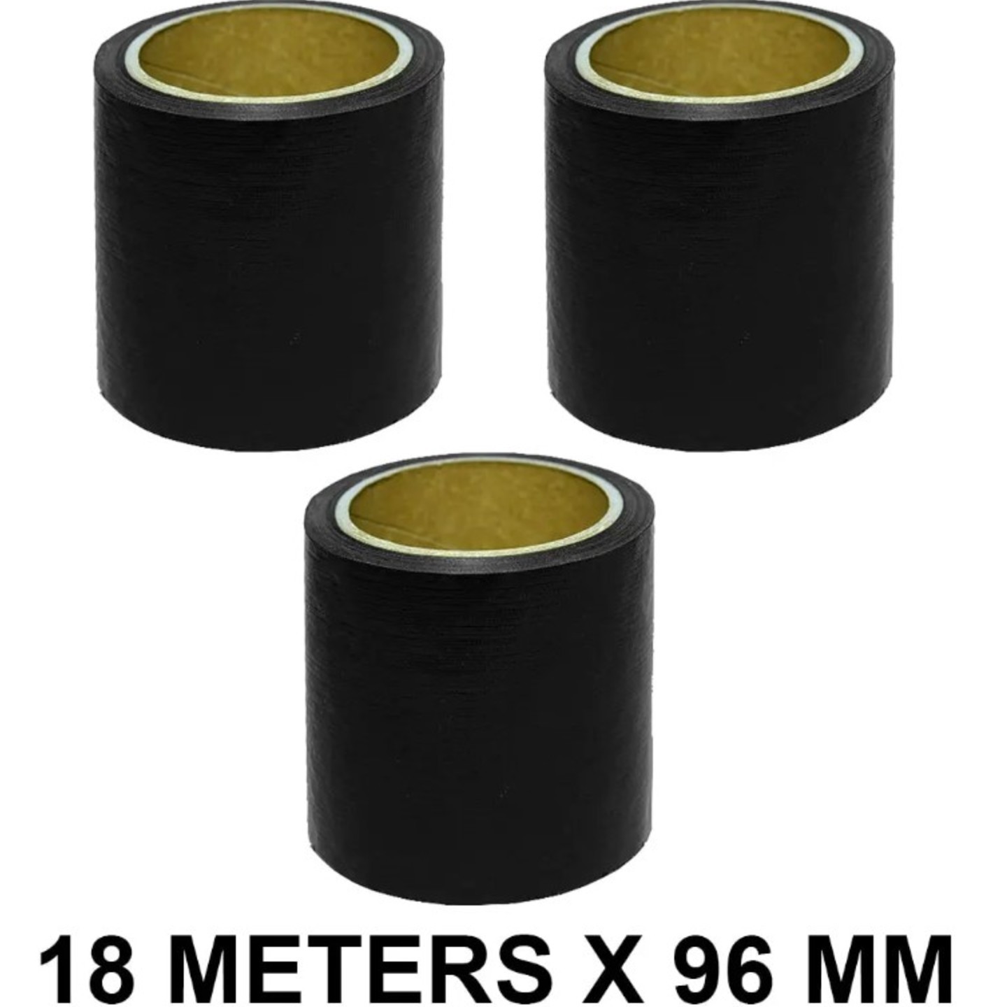Black Duct Tape  96mm  04 Width  18 Meters in Length