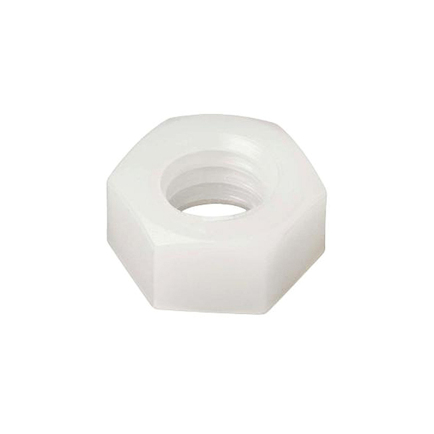 White nylon nut M3 Pack of 25