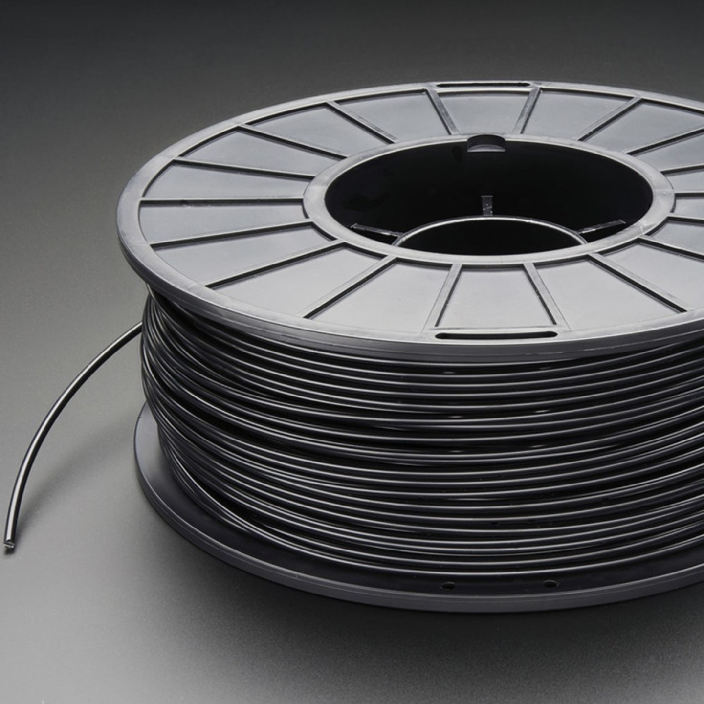 PLA BLACK SPOOL 1.75MM DIA