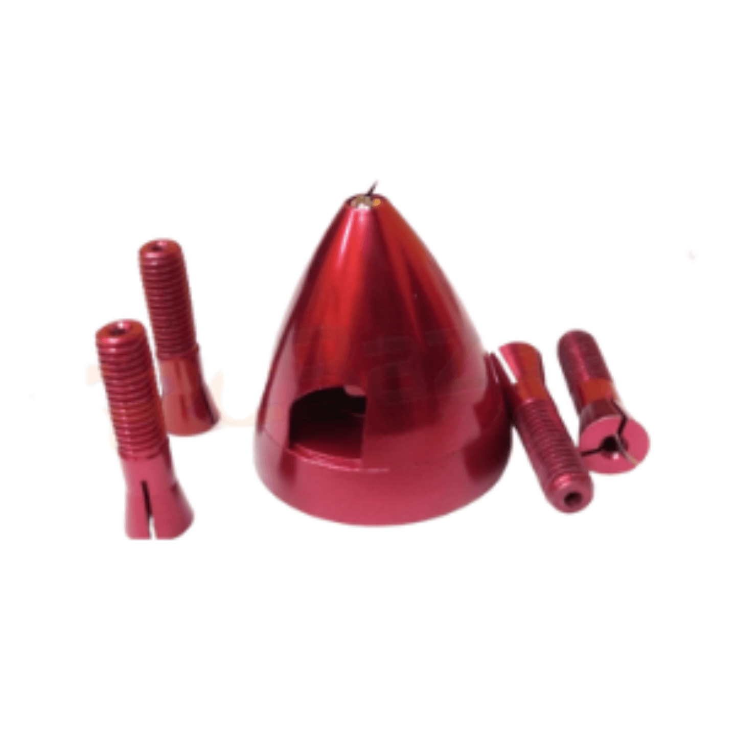 Aluminum Spinner Red 45 with 3 x 3.2 x 4 x 5 x 6