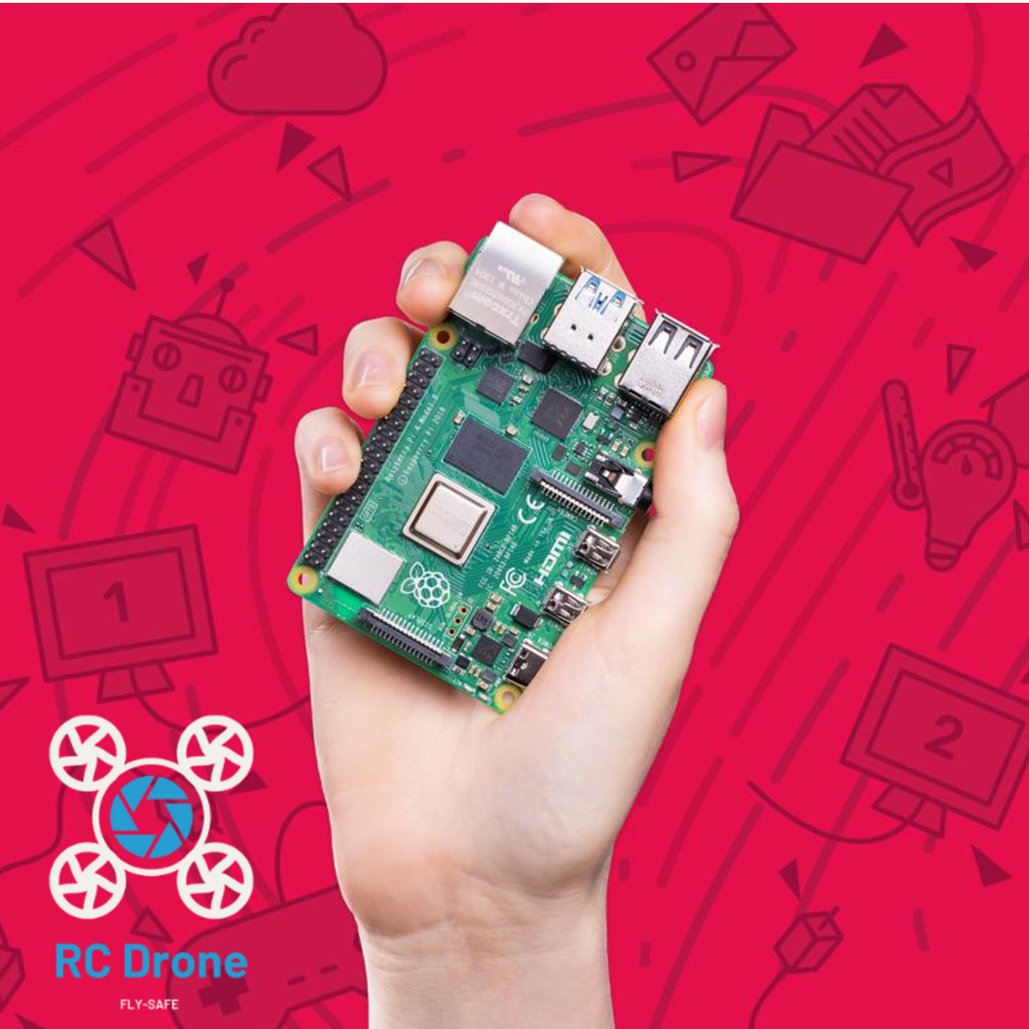 Raspberry Pi 4 Model B with 2 GB RAM