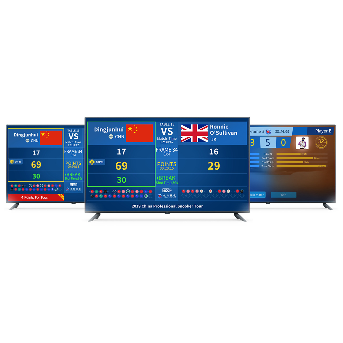 SMART SNOOKER SYSTEM Manual Scoring