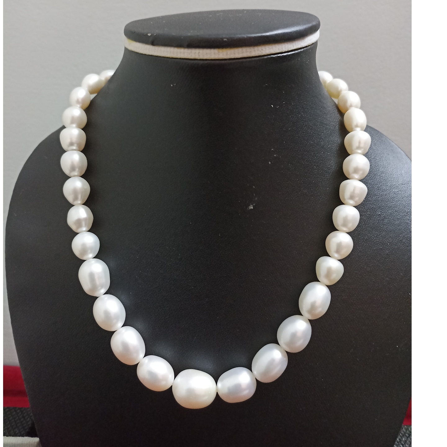 Evergreen Fresh Water Pearls Necklace 13-14mm AAA+Quality Pearl Mother of Pearl Necklace