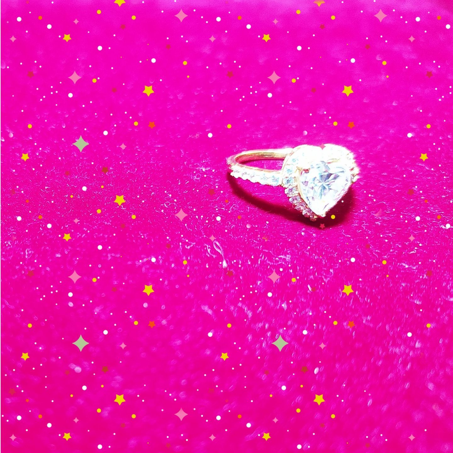 Heart Shaped Solitaire Ring