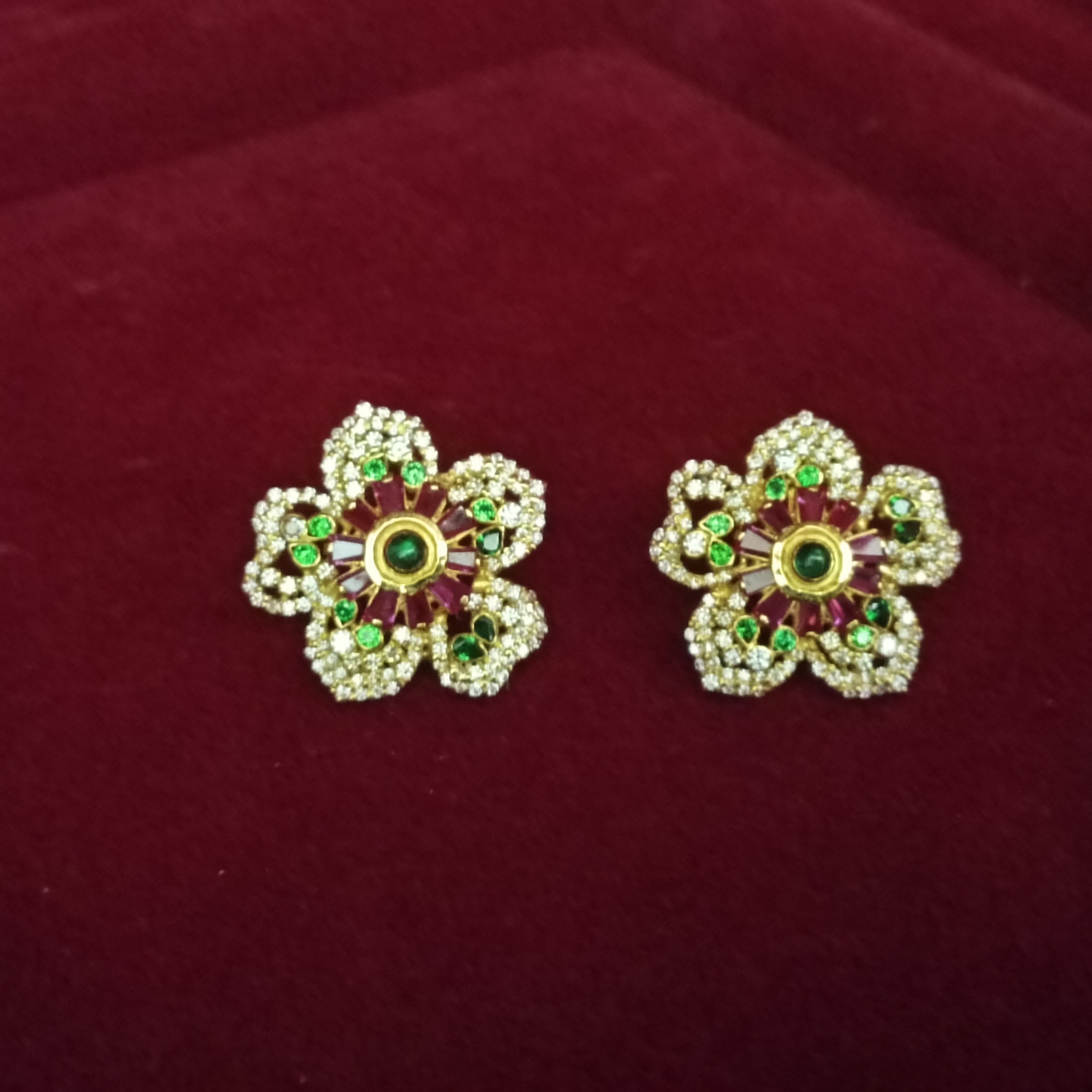 Floral Diamond Earrings