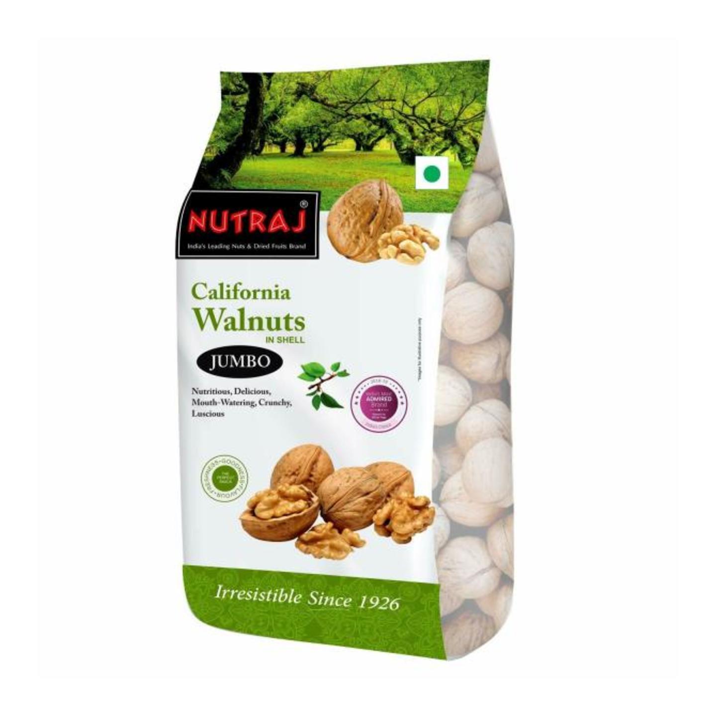 Nutraj Signature Jumbo California Walnuts in Shell 1 kg