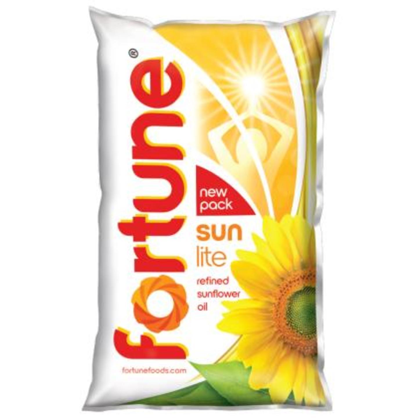 Fortune Sunlite Refined Sunflower Oil 1 L PMBM 0.0657.8