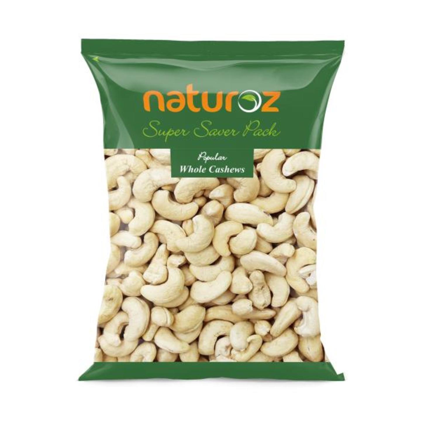 Naturoz Popular Whole Cashews 1 kg